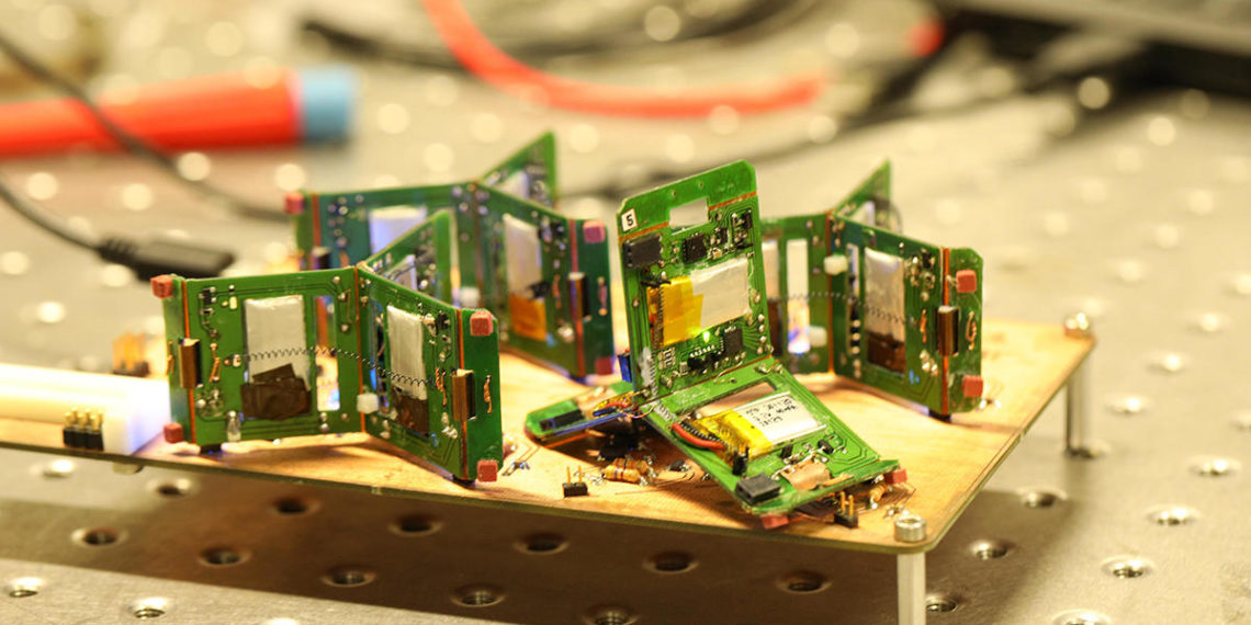 Self-organizing micro robots may soon swarm the industrial IoT